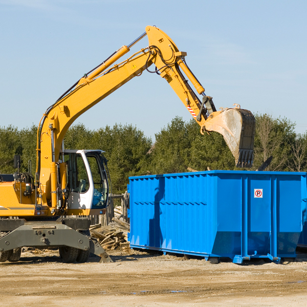 can i choose the location where the residential dumpster will be placed in Breckenridge